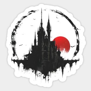 Bloodlust Chronicles: Immortal Bounty Hunts, Gothic Vampire Saga, and Supernatural Adventure in Anime-Manga Art Sticker